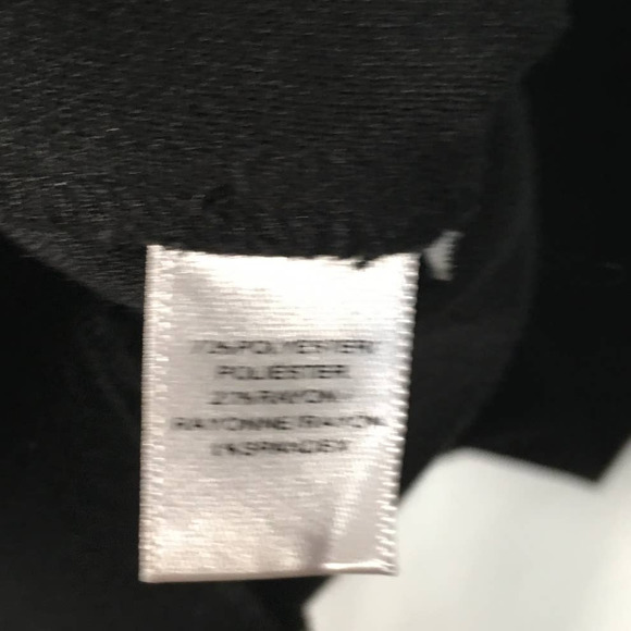 Loft Black Scoop Neck Cap Sleeve Sheath Dress With Pockets Size 4 - Picture 5 of 11